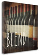 "Wine Collage VII" By Pela Studio, Giclee Print on Gallery Wrap Canvas