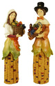 2 Piece Pilgrim Autumn Harvest Table Top Decorations 10.5"
