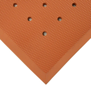 Rubber-Cal Soft Cloud Drainage Anti-Fatigue Mat 3/4" Thick, 3'x5' Black