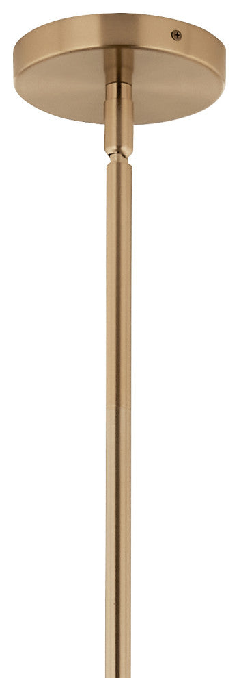 Silvarious Convertible Chandelier, Champagne Bronze Clear, 12 Light Clear