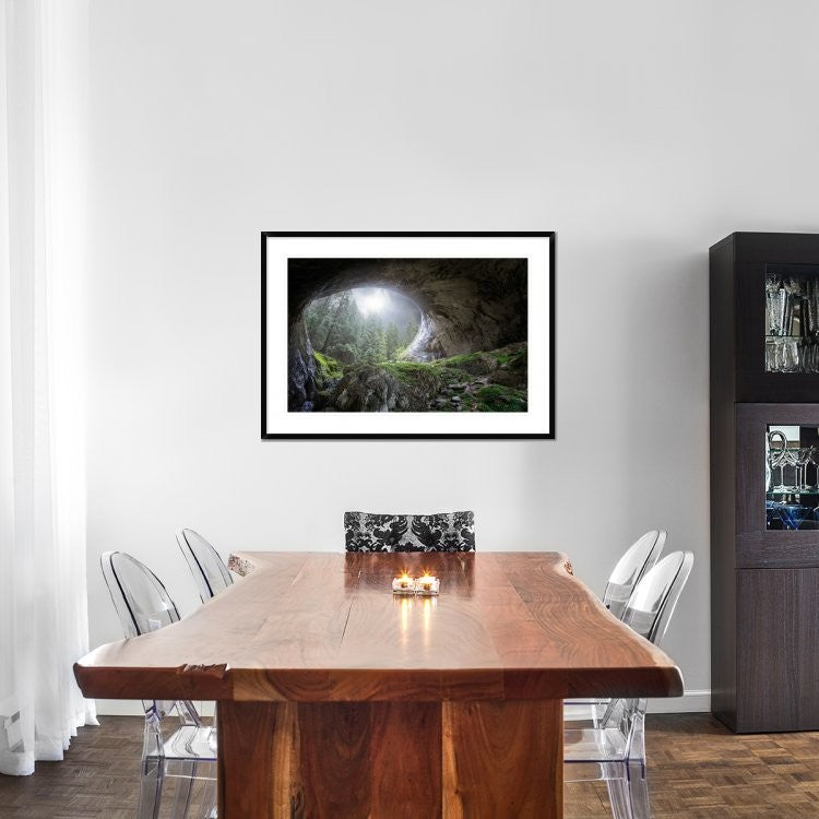 "Peek To Heaven" Framed Digital Print by Esmee Prexus, 44x31"