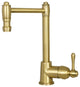 One-Handle Widespread Kitchen Bar/Prep Faucet, Brushed Gold