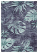 Machine Washable Indoor/Outdoor Chantille ACN1887 Blue 3' x 5' Rug