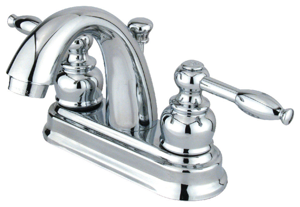 Kingston Brass 4" Centerset Bathroom Faucet, Polished Chrome