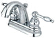 Kingston Brass 4" Centerset Bathroom Faucet, Polished Chrome