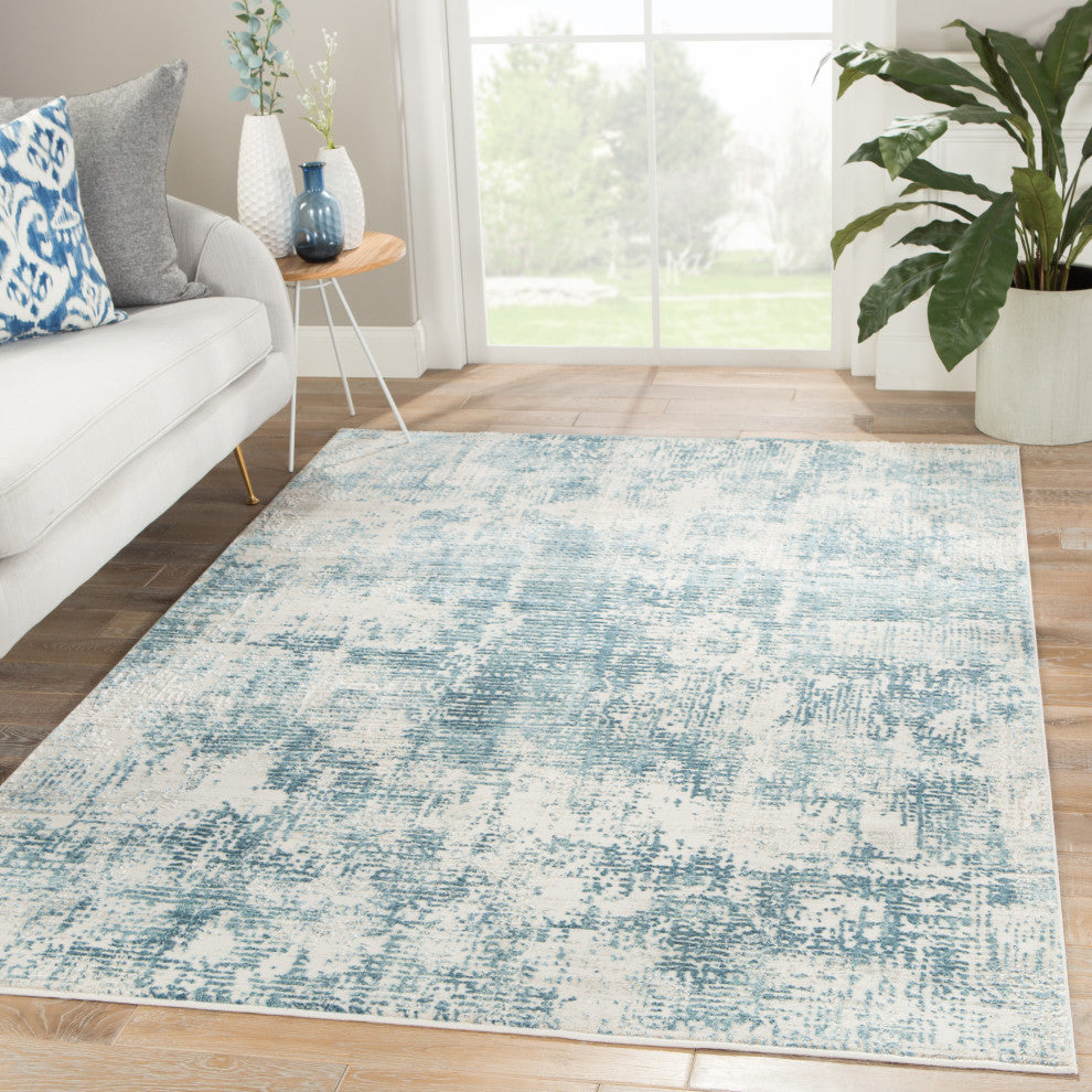 Jaipur Living Eero Abstract Blue/ Ivory Area Rug 3'11"X5'11"