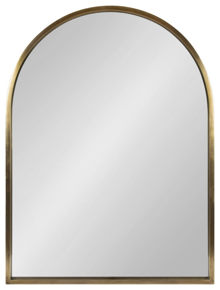 Rowla Arch Wall Mirror, Gold, 24"x32"