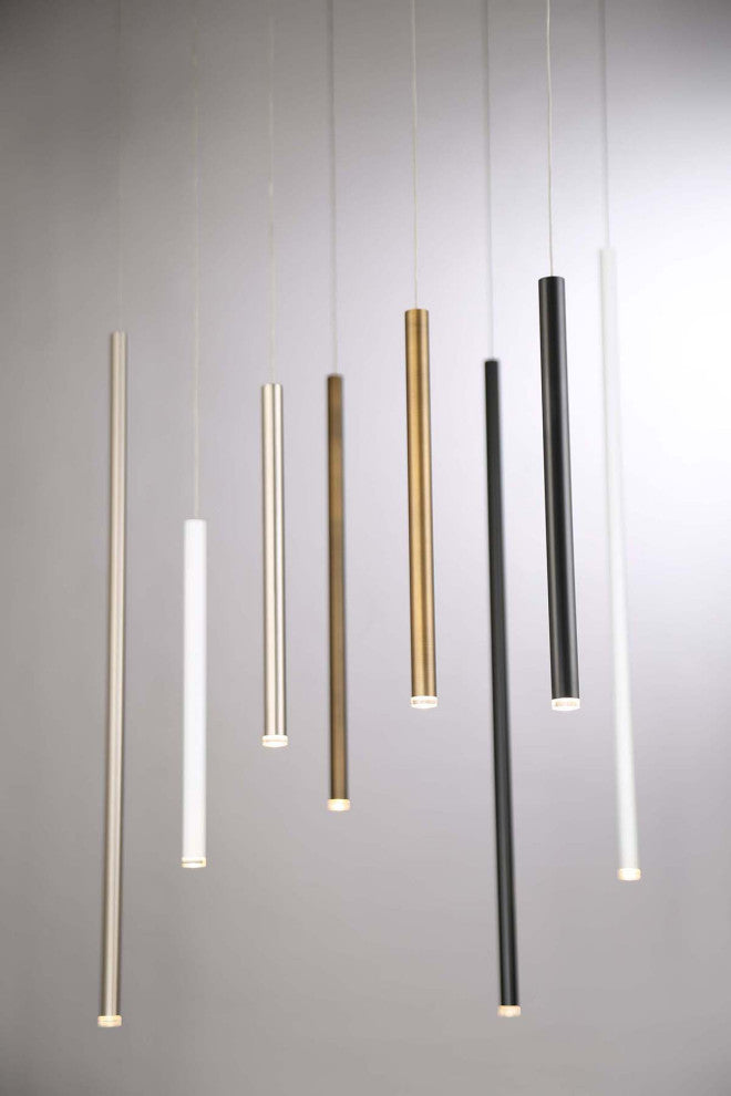 Navada Sleek LED Small Pendant In Black