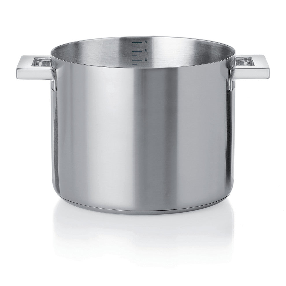 Stile By Pininarina Deep Pot -Mirror, 9"dia