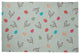 Chickens and Eggs Easter Chenille Rug, Breezeway Green, 2'x3'