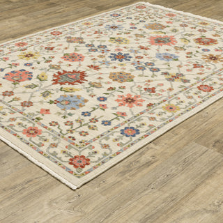 Oriental Weavers Lucca 093W1 Traditional Rug, Ivory, 3'3"x5'