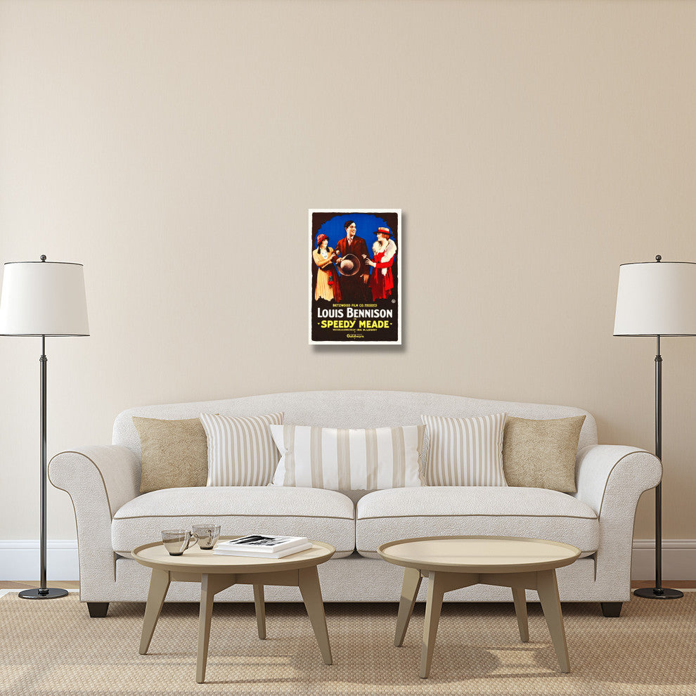 "Speedy Meade" Stretched Canvas Giclee by Hollywood Photo Archive, 20x30"