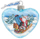 Accordion Santa Ornament