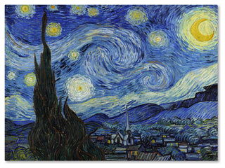 Vincent van Gogh 'Starry Night' Canvas Art, 19x14