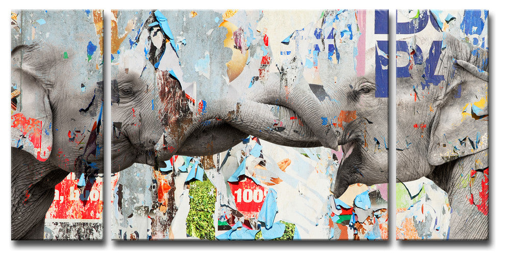Ready2Hangart 'Saddle" ink Elephant Vi' Canvas Wall Art