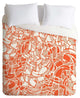 Deny Designs Karen Harris Carillon Tangelo Duvet Cover - Lightweight