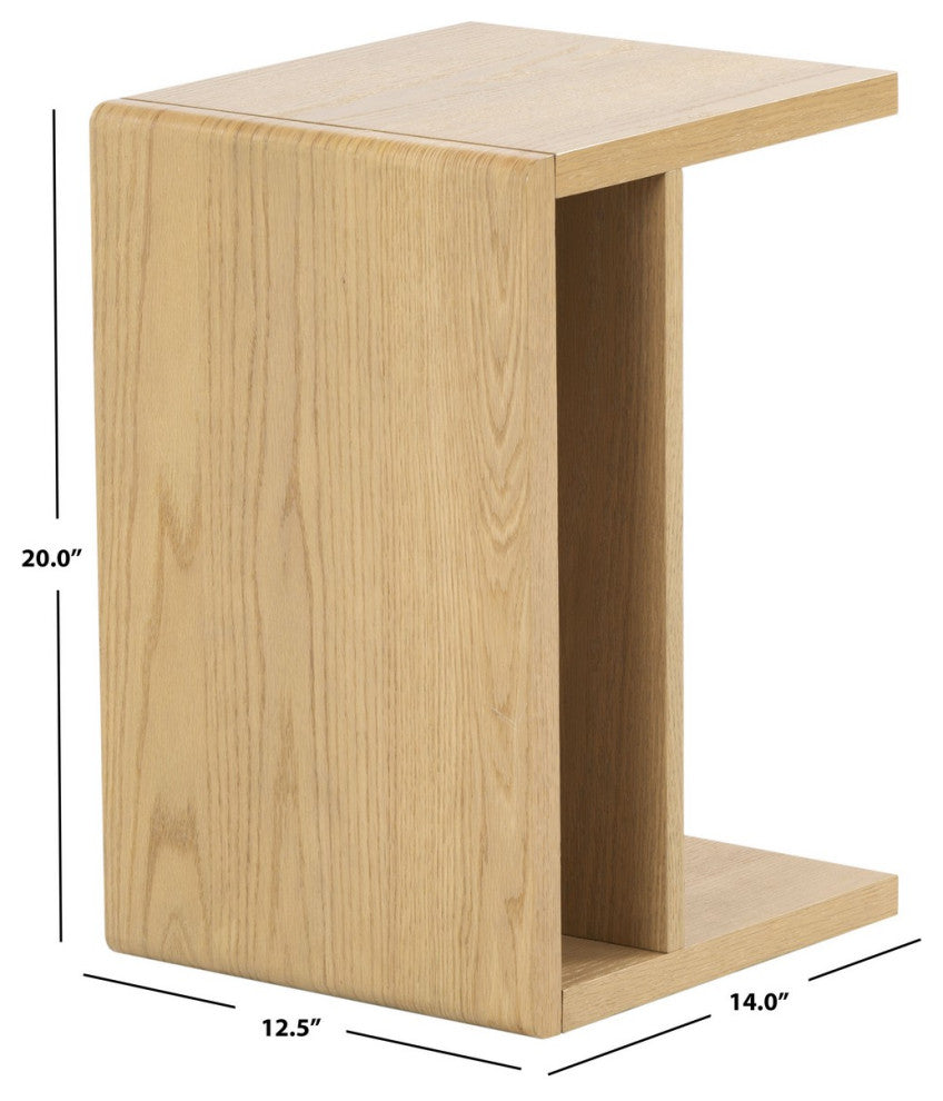 Safavieh Couture Kassia Wood "C" Table