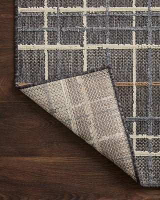 Loloi II Rainier Charcoal / Multi 18" x 18" Sample Rug