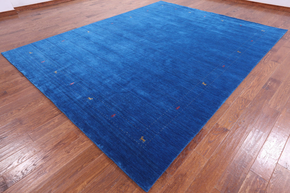 Handmade Persian Gabbeh Wool Rug 9' 0" X 12' 0" Q7024