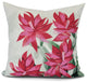 Christmas Cactus, Floral Print Pillow, Pink, 16" x 16"