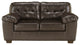 Signature Design by Ashley Alliston Loveseat, Chocolate