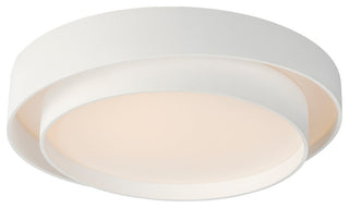 White LED Flush Mount from the Ziggurat Collection