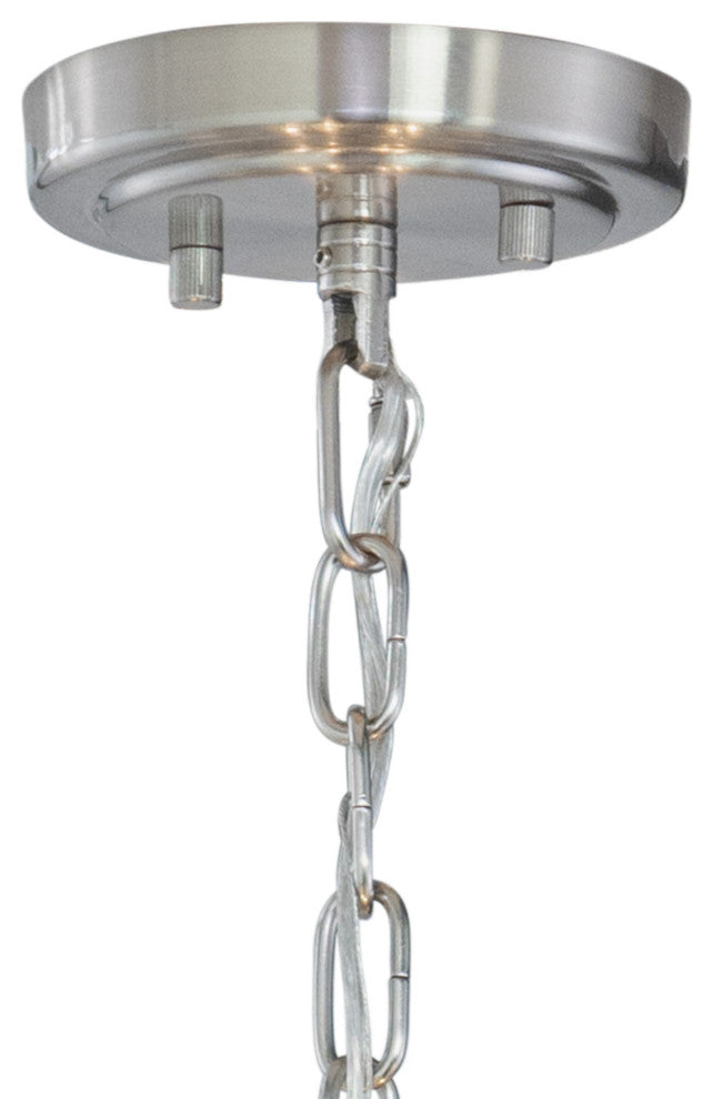 Vaxcel Lighting P0363 Norwood 16"W Pendant - Vintage Steel / Distressed Wood