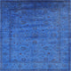 Ahgly Company Indoor Square Mid-Century Modern Area Rugs, 5' Square