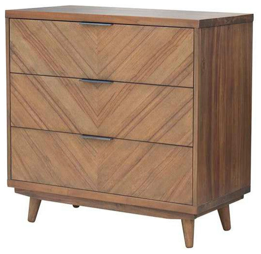 Piero Chevron Chest 3 Drawers