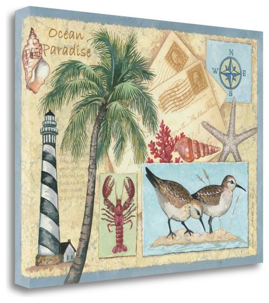 "Ocean Paradise" By Anita Phillips, Giclee Print on Gallery Wrap Canvas