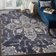 Jordan Eva Area Rug, Purple, 1'10" x 2'11", Medallion