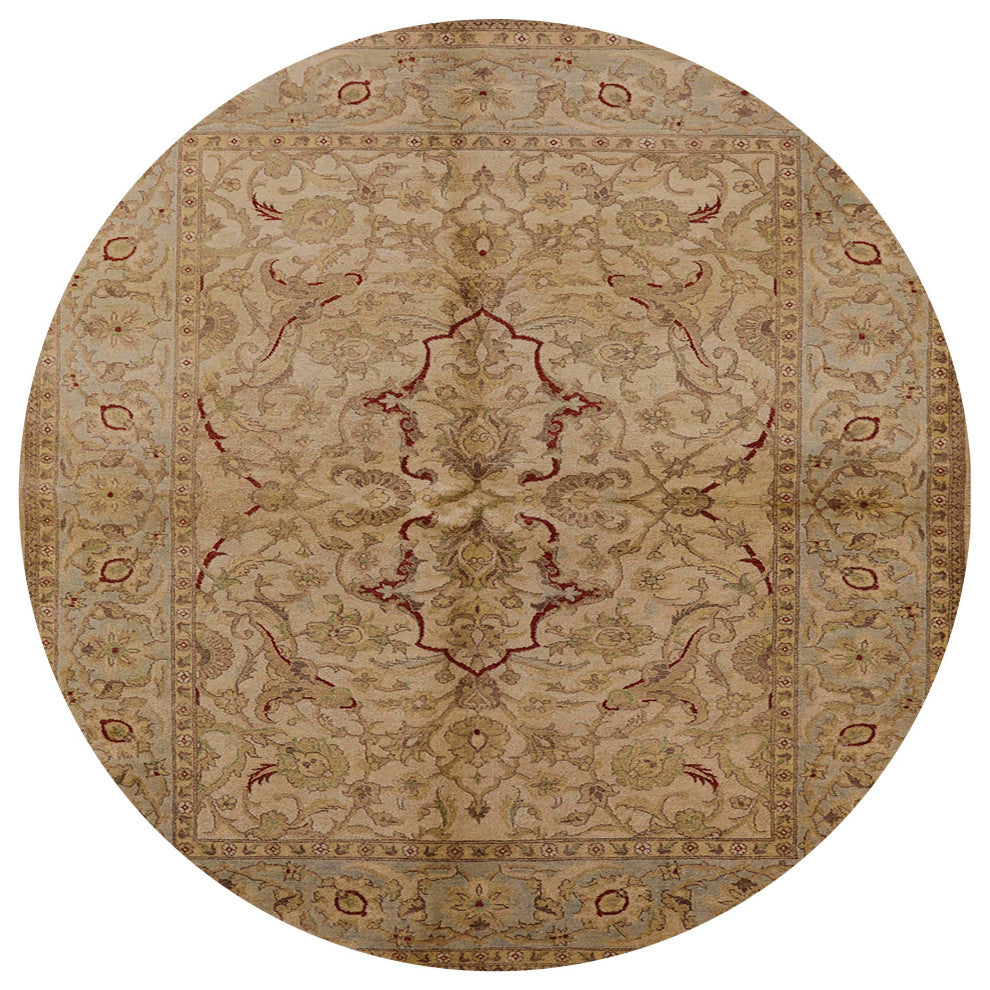 Ahgly Company Indoor Round Mid-Century Modern Area Rugs, 4' Round