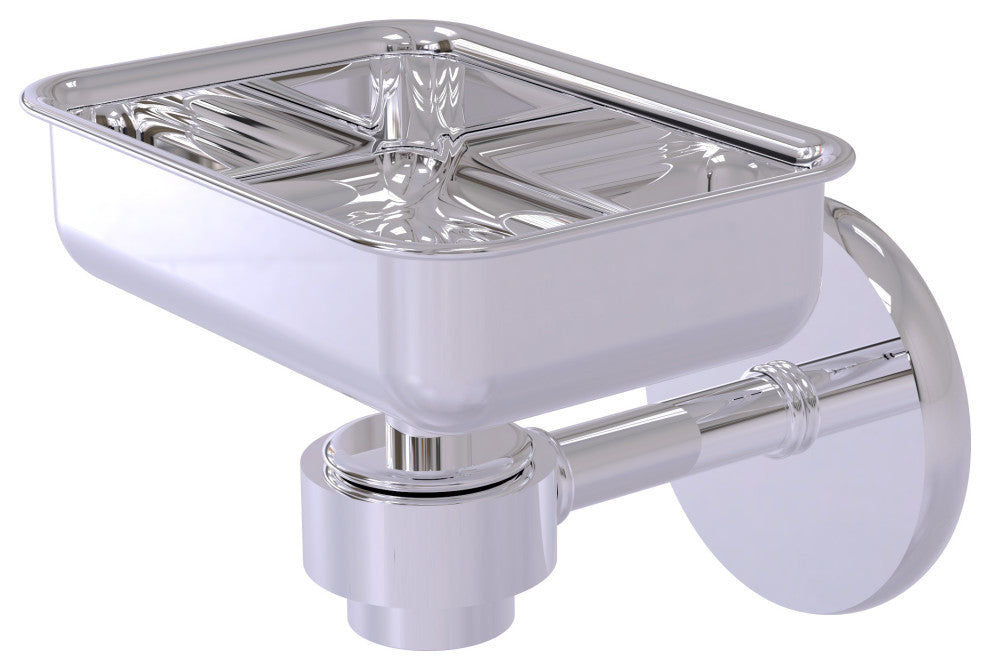 Satellite Orbit One Wall Mount Soap Dish, Polished Chrome