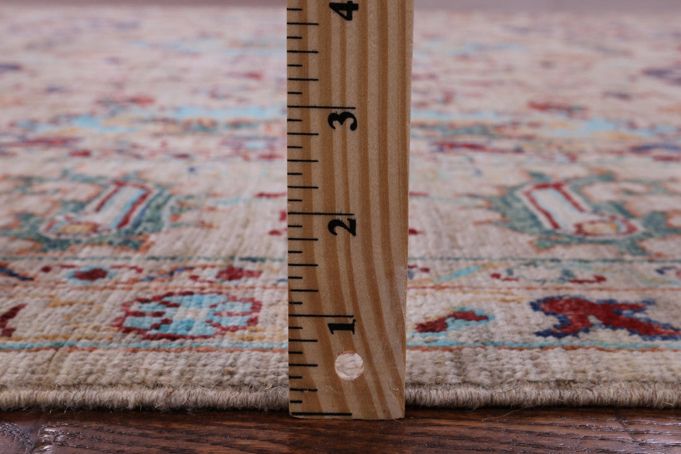 6' 9" X 9' 10" Hand Knotted Persian Tabriz Wool Rug Q10038