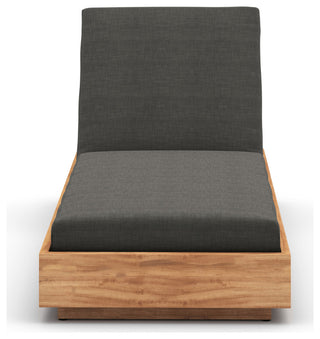 Kinta Outdoor Chaise Lounge-Charcoal
