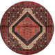 Ahgly Company Indoor Round Traditional Area Rugs, 4' Round