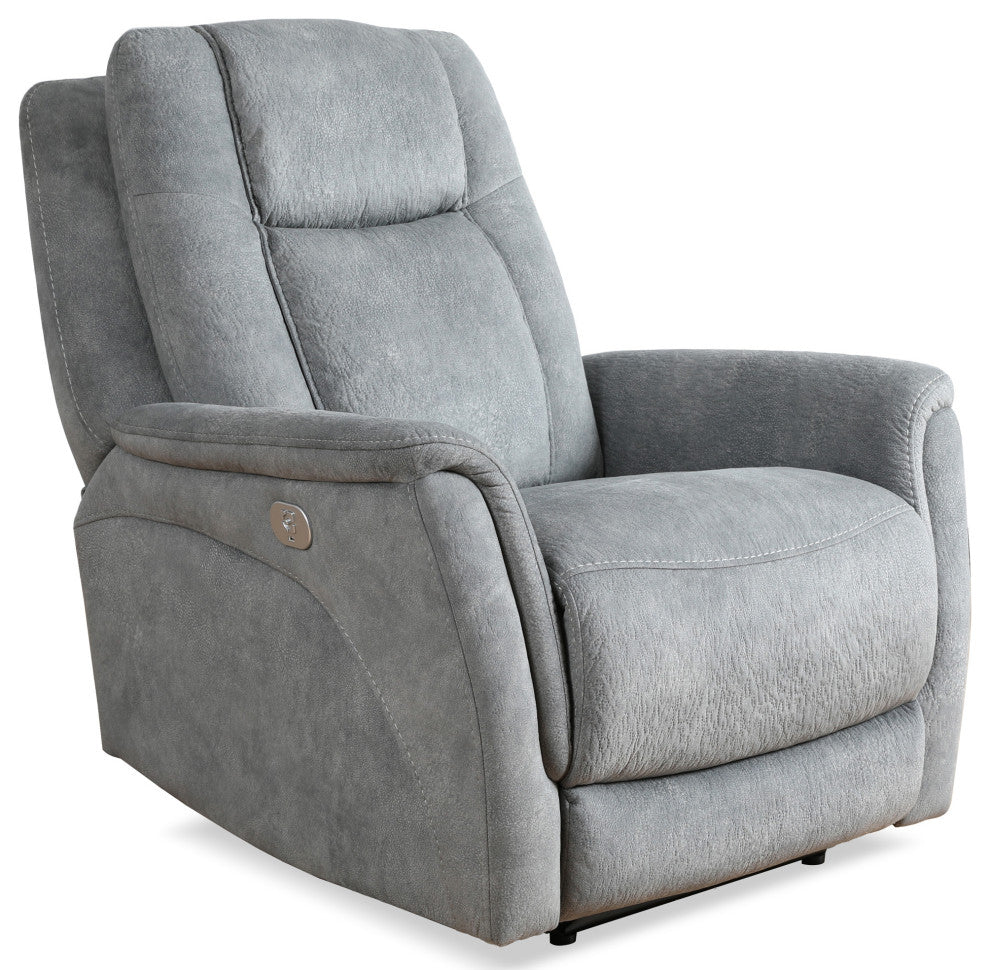 Parker Living Linus Hudson Grey Power Zero Gravity Recliner