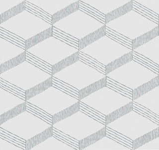 Palisades Paperweave Smokey Blue Wallpaper