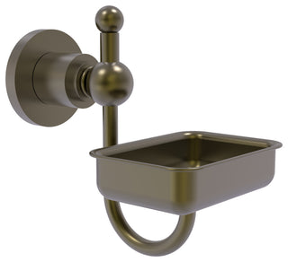 Astor Place Wall Mounted Soap Dish, Antique Brass