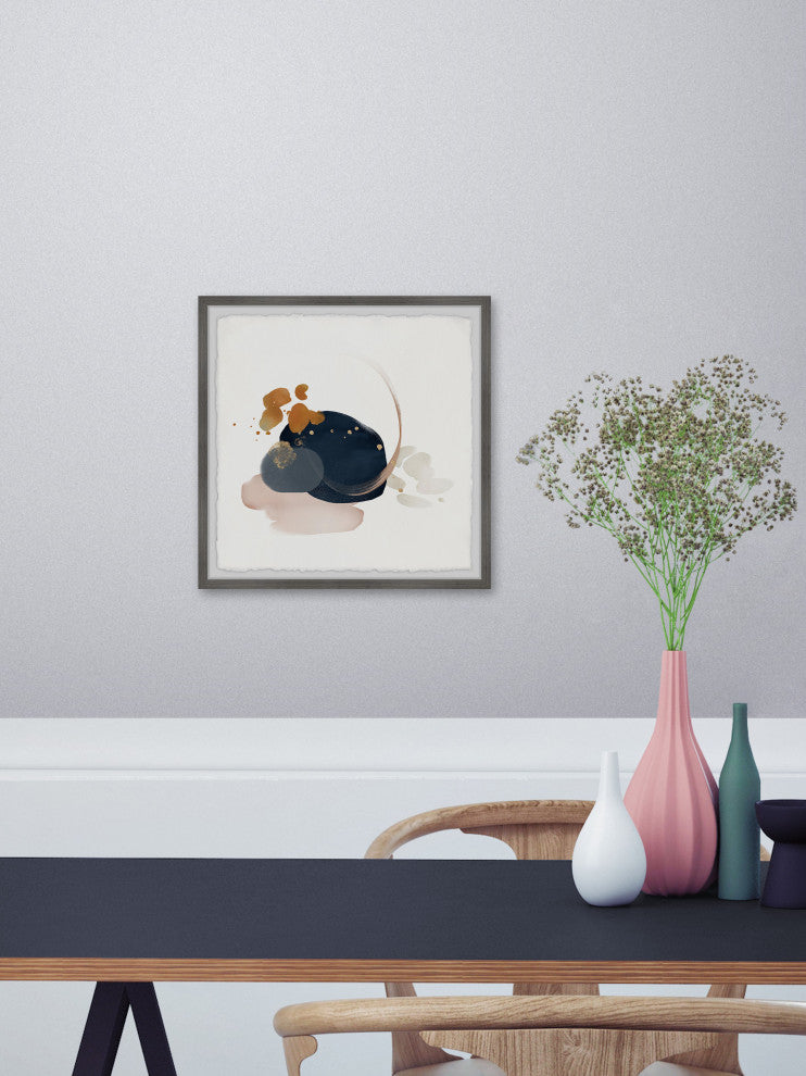 "Perpetual Storm" Framed Painting Print, 18x18
