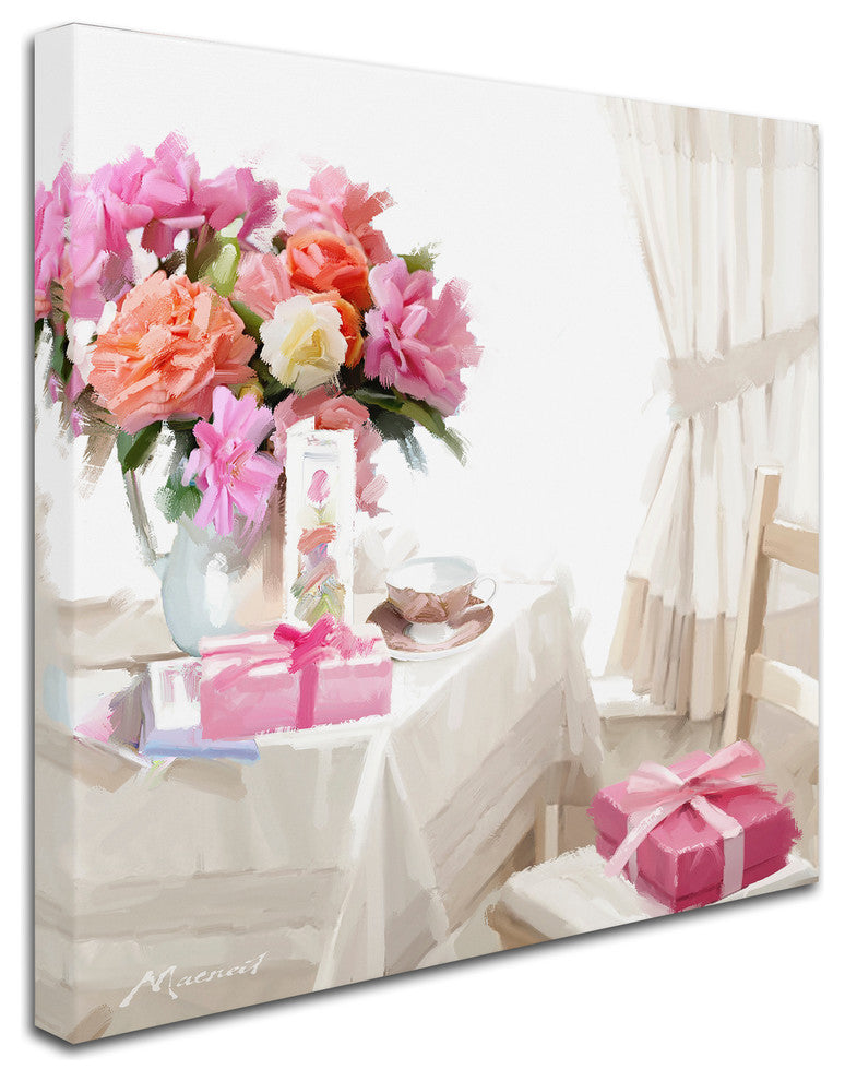 The Macneil Studio 'Birthday Gift' Canvas Art, 24"x24"