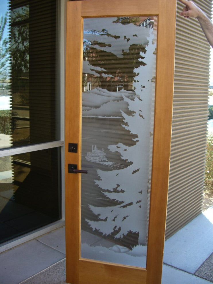 Interior Prehung Door or Interior Slab Door - Lake Arrowhead - Primed - 24"...