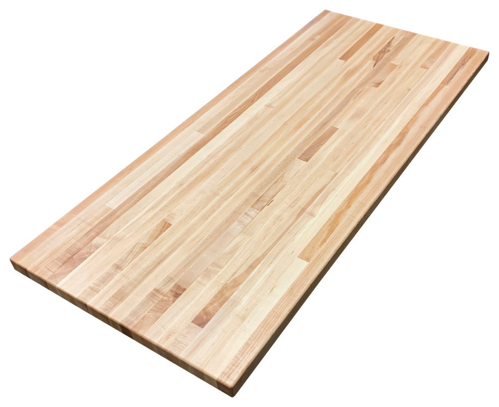 Sturdy 18" Deep Butcher Block Countertop, Maple, 18" X 72"
