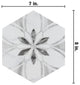 Classico Bardiglio Hexagon Dahlia Light Porcelain Floor and Wall Tile