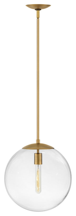 Hinkley Warby Medium Orb Pendant, Heritage Brass
