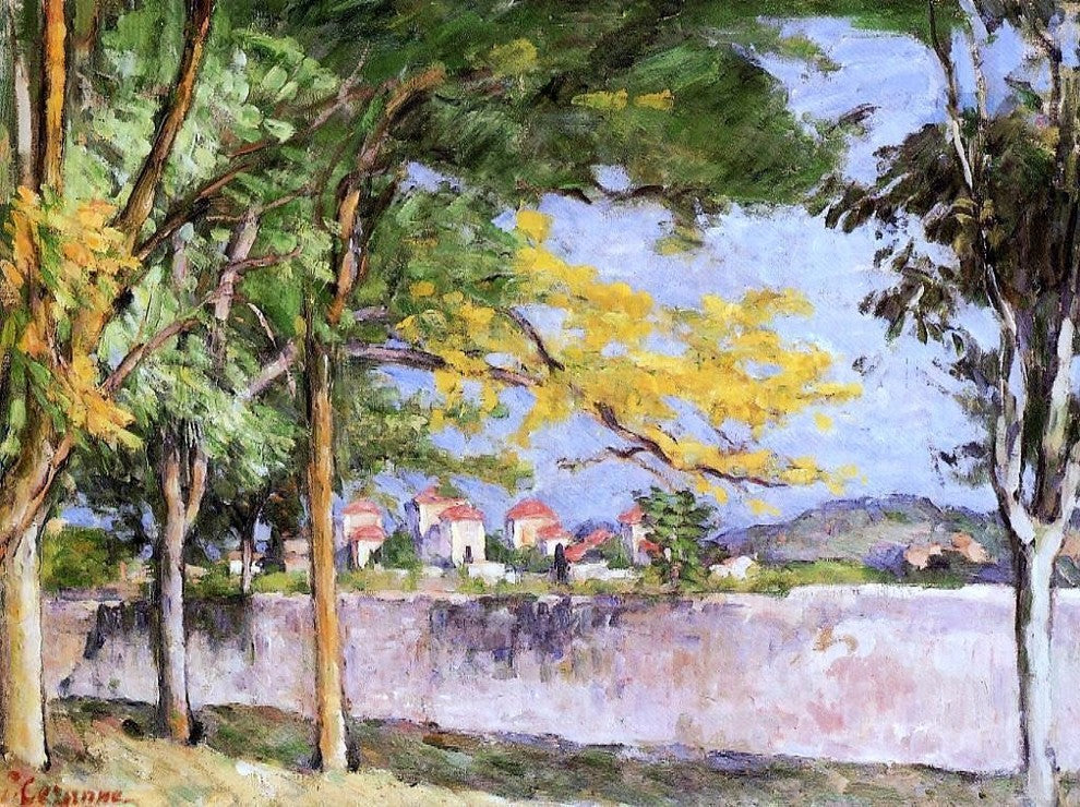 Paul Cezanne The Road Wall Decal