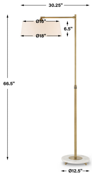 Uttermost Branch Out Brass Floor Lamp