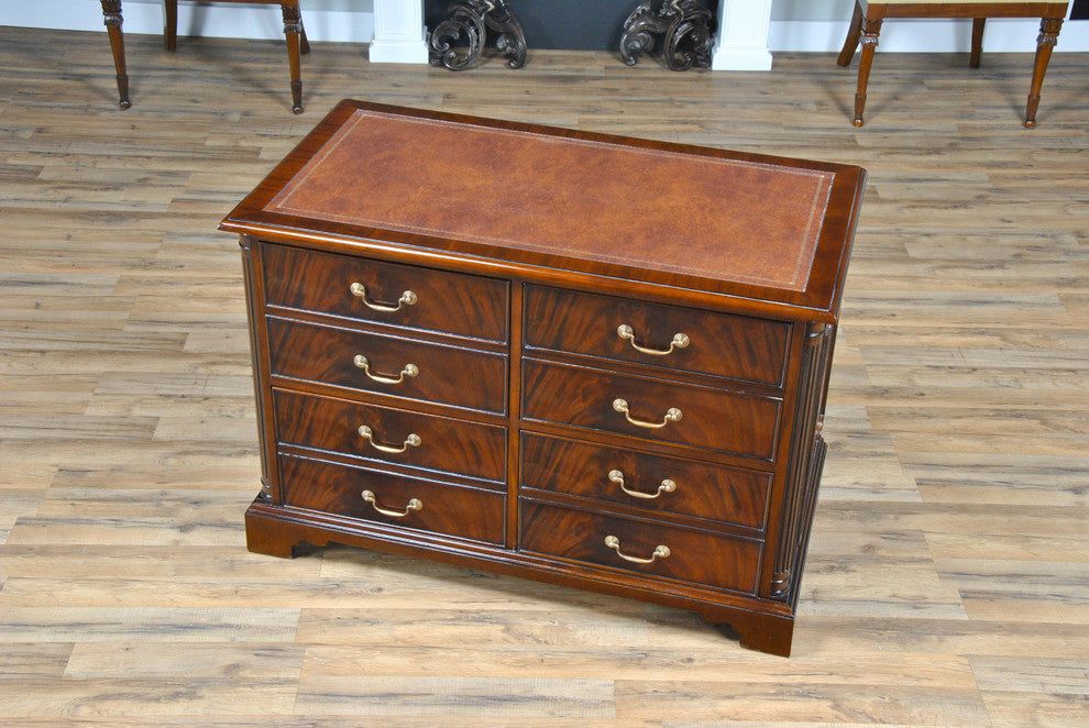 Mahogany 4-Drawer File Drawers