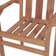 vidaxL 4x Solid Teak Wood Stackable Patio Chairs with Cushions Garden Seat