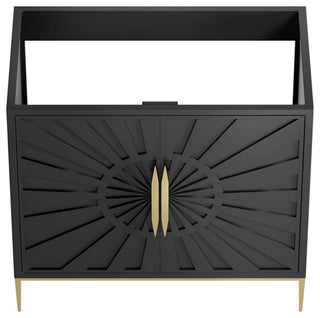 Awaken 36" Bathroom Vanity Cabinet, Black